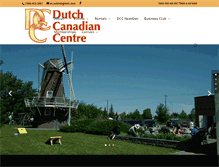 Tablet Screenshot of dutchcanadiancentre.com